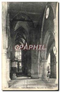 Old Postcard Lamballe The Notre Dame Church Nave jack of entry