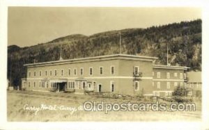 Real Photo - Curry Station, Curry, AL, Alaska, USA Train Railroad Station Dep...