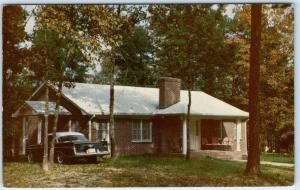 TAMASSEE, South Carolina SC   D.A.R. School  TEXAS FRIENDSHIP COTTAGE   Postcard