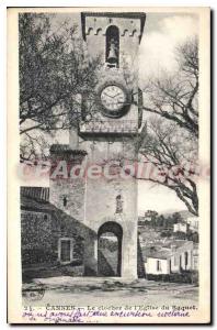 Old Postcard Cannes The steeple of the Church of the Suquet