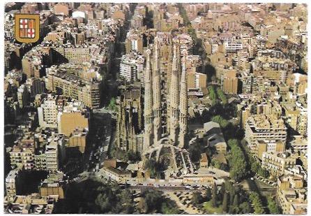 Barcelona, Spain.  View of the City.  Very nice
