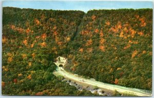 M-28266 Aerial View of Blue Mt Tunnel World's Most Scenic Highway Penn Turnpike