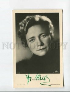 472692 Franziska KINZ Austrian FILM actress AUTOGRAPH Vintage PHOTO postcard