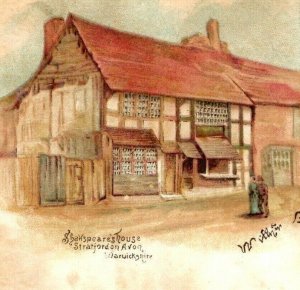 1880s Shakespeare's House Stratford On Avon Warwickshire Fab! P226