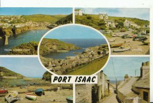 Cornwall Postcard - Views of Port Isaac - Ref 16368A