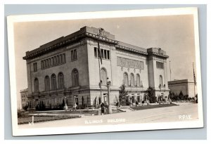 Vintage 1900's RPPC Postcard Panama Pacific Exposition Illinois Building
