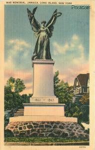 NY, Long Island, New York, War Memorial Jamaica, Tomlin Art No. 63726