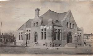 C90/ Fremont Nebraska Ne Real Photo RPPC Postcard 1912 U.S. Post Office Building