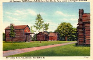 Illinois New Salem State Park Hill Residence McNeil Store Berry-Lincoln Store...