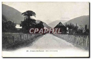 Old Postcard St Jean de Luz Its surroundings