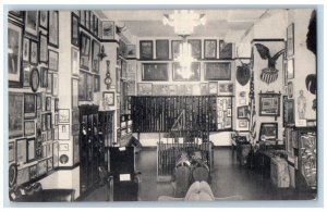 Omaha Nebraska NE Postcard Union Pacific Railroad Historical Museum Interior