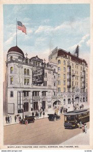 BALTIMORE, Maryland, 1900-1910s; Maryland Theatre And Hotel Kernan