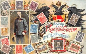 Austria Germany Kaiser King Franz Joseph Stamp Vintage Postcard AA72360