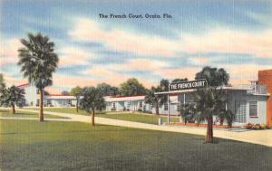 Ocala Florida The French Court Linen Antique Postcard J77711