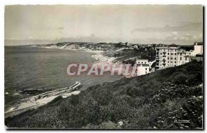 Old Postcard La Cote Basque Guethary Basses Pyrenees general view