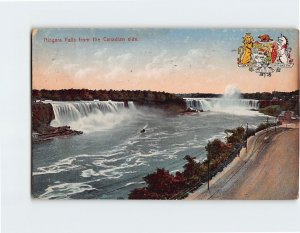 Postcard Niagara Falls from the Canadian side Niagara Falls Canada