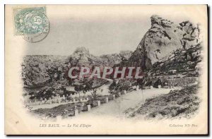 Old Postcard Les Baux Le Val d'Enfer