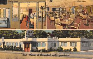 Fort Smith Arkansas Old South Restaurant Multiview Antique Postcard K21575