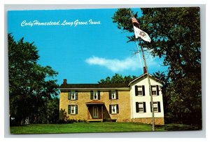 Vintage 1960's Postcard Buffalo Bill Cody Homestead Long Grove Iowa