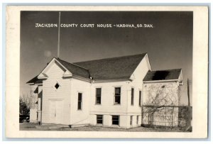 1978 Jackson County Court House Kadoka South Dakota SD RPPC Photo Postcard