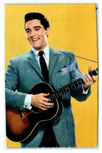 ELVIS PRESLEY With GUITAR c1950s German Published Vintage  Postcard