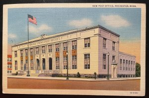 Vintage Postcard 1941 New Post Office, Rochester, Minnesota (MN)
