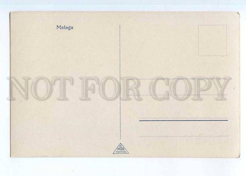 247179 SPAIN MALAGA Vintage photo postcard