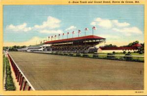 Maryland Havre de Grace Race Track and Grand Stand Curteich