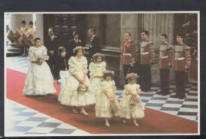 Royalty Postcard - Royal Wedding 1981 - The Bridesmaids   T7312