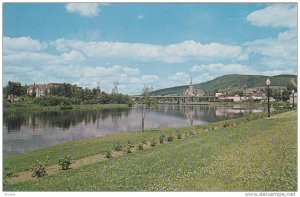 Fournier Bridge, Edmoundston, New Brunswick, Canada, 40-60s