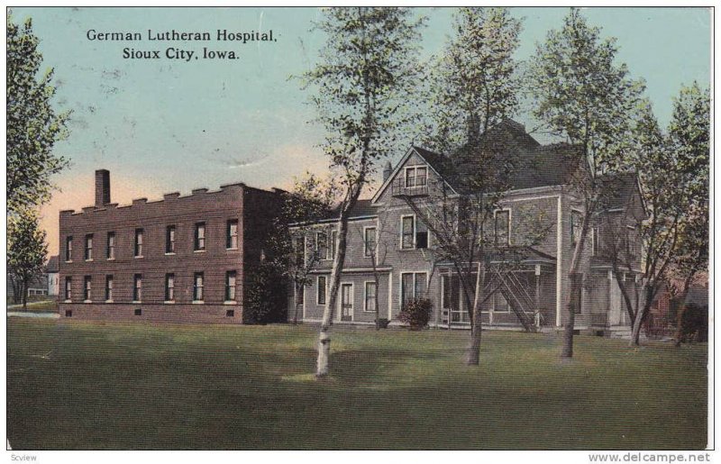 German Lutheran Hospital, Sioux City, Iowa, PU-1913