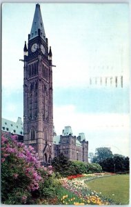 M-55528 Beautiful Tulip Gardens and The Peace Tower Ottawa Ontario Canada