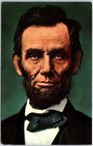 VINTAGE POSTCARD PORTRAIT OF ABRAHAM LINCOLN 16th PRESIDENT OF THE UNITED STATES