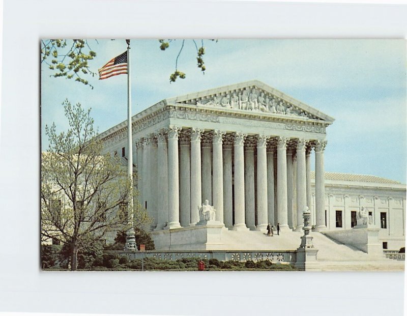 Postcard U.S. Supreme Court Building, Washington, District of Columbia