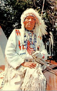 Canada Canadian Indian Chief Of The Blackfoot Tribe