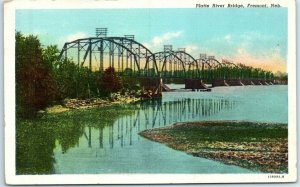 M-34372 Platte River Bridge Fremont Nebraska