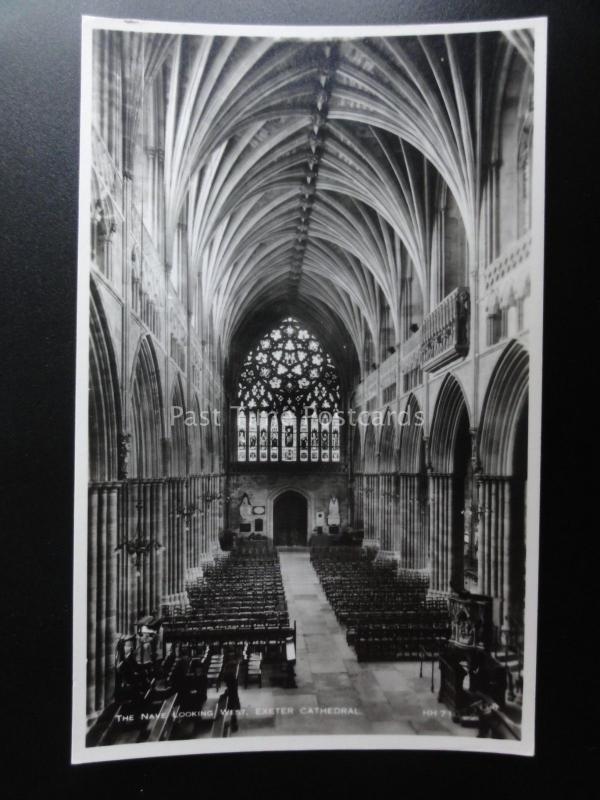 EXETER CATHEDRAL - Collection of 5 Old RP Postcard by Walter Scott