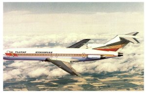 Ethiopian Airlines Boeing 727 200 Airline Issued Airplane Postcard