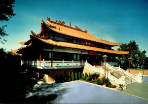 Canada Richmond The International Buddhist Society Temple View From The Right...