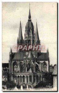 Old Postcard Bayeux Cathedral The Apse