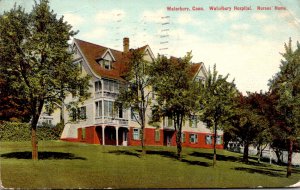 Connecticut Waterbury Nurses' Home Waterbury Hospital 1910