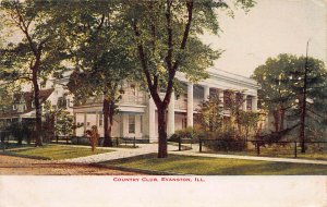 Country Club, Evanston, Illinois, Early Postcard, Used in 1911