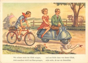 US4599 Wir mussen meist das Gluck erjagen bike motorcycle motor bike