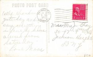 Peter Dana Point Princeton ME Native American Indian Canoe RPPC Postcard