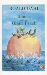 Roald Dahl James & The Giant Peach 1990 Book Postcard