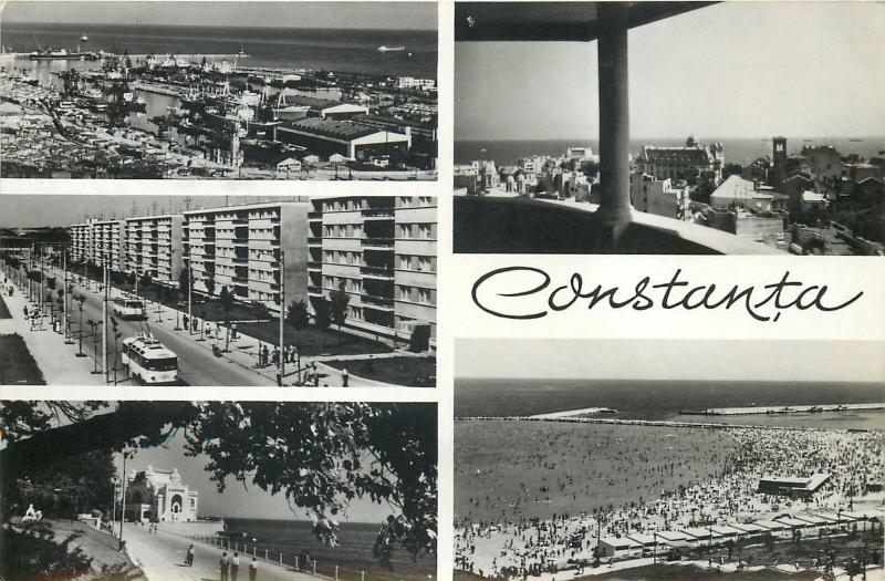 Romania Constanta postcard fishing topical stamp