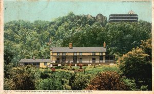 Vintage Postcard The Craven House and Point Lookout Tennessee Lookout Mountain