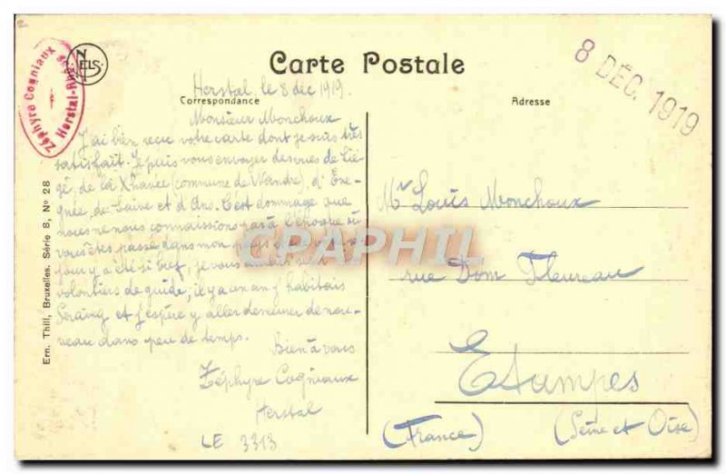 Old Postcard Liege Hotel Provincial Government