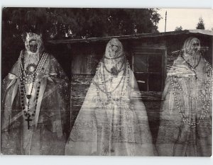 Postcard Tres Marias Old Pascua Tucson Arizona USA