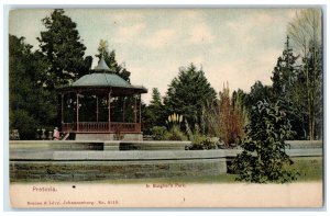 c1910 In Burgher's Park Pretoria South Africa Unposted Antique Postcard